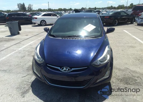 2014 Hyundai Elantra Se из США, поврежденный, VIN 5NPDH4AEXEH476357